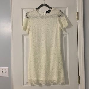White lace dress